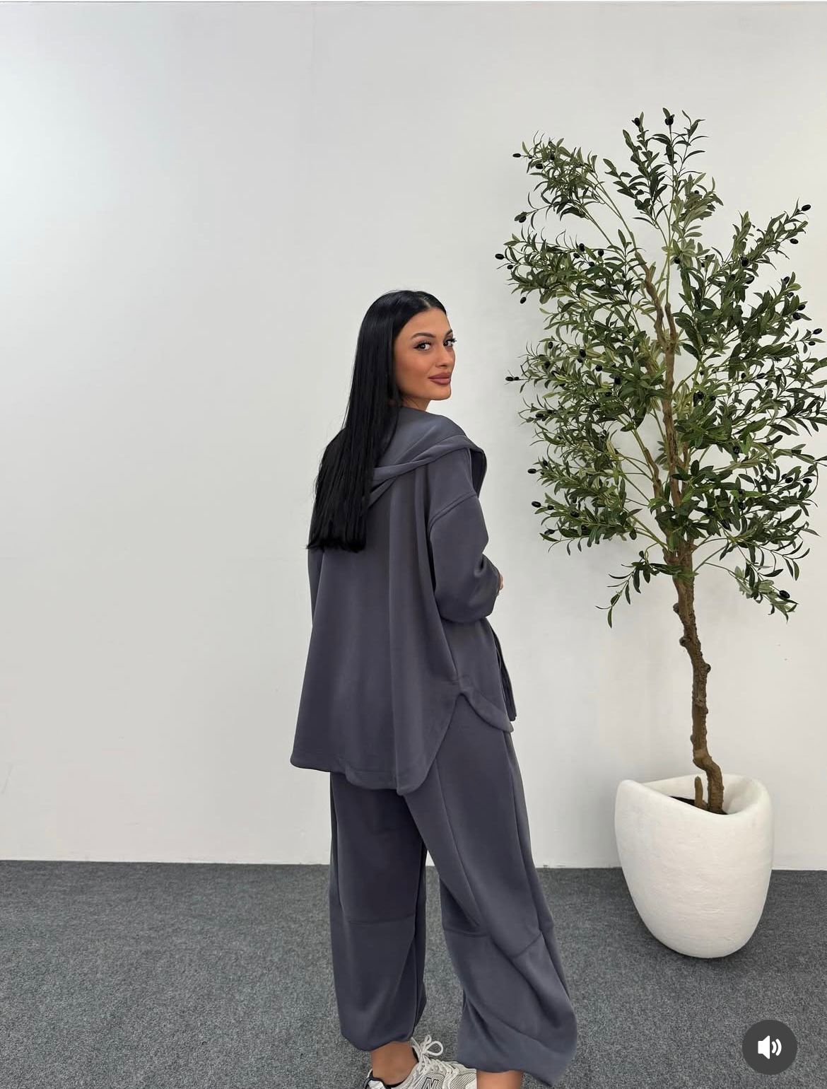 Set Long Hoddie Navy