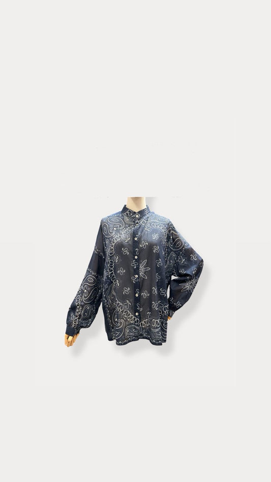 Bandana shirt navy