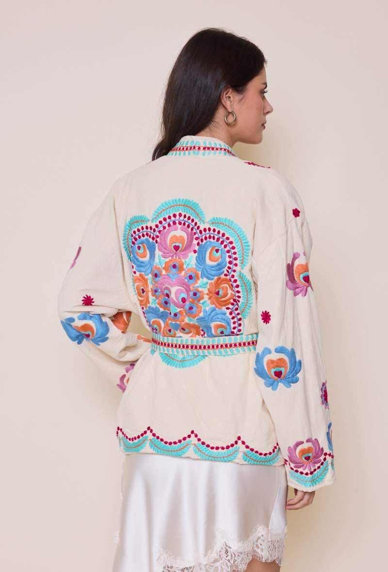 Jacket embroidery