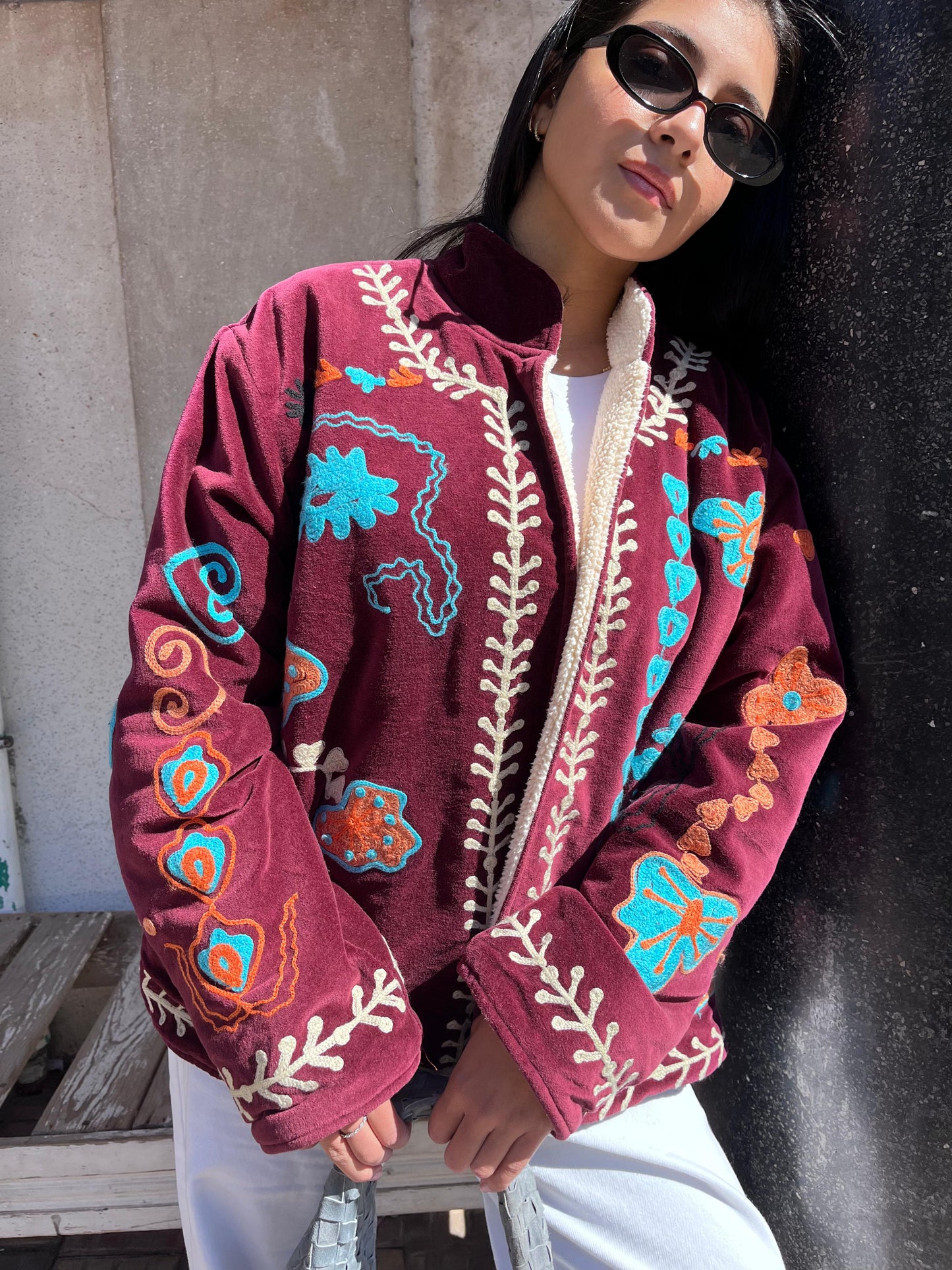 Jacket embroidery