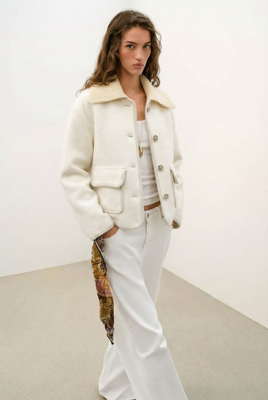 Jacket Offwhite knit