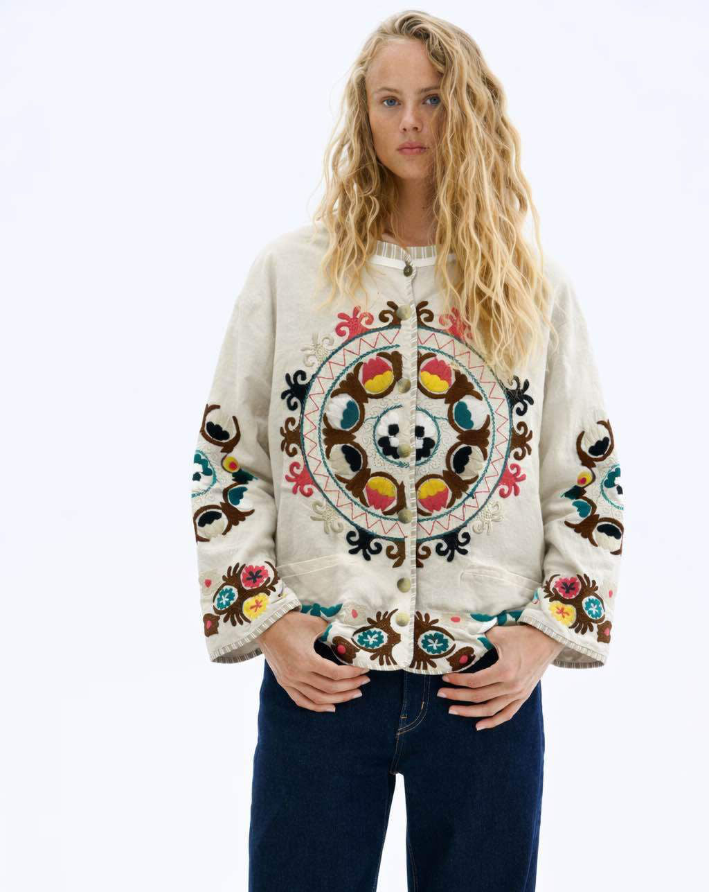 Jacket embroidery