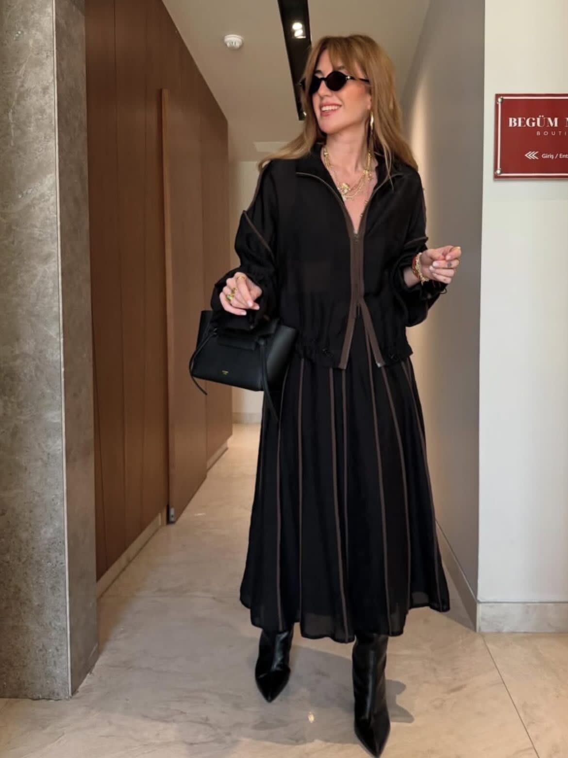 Set skirt black