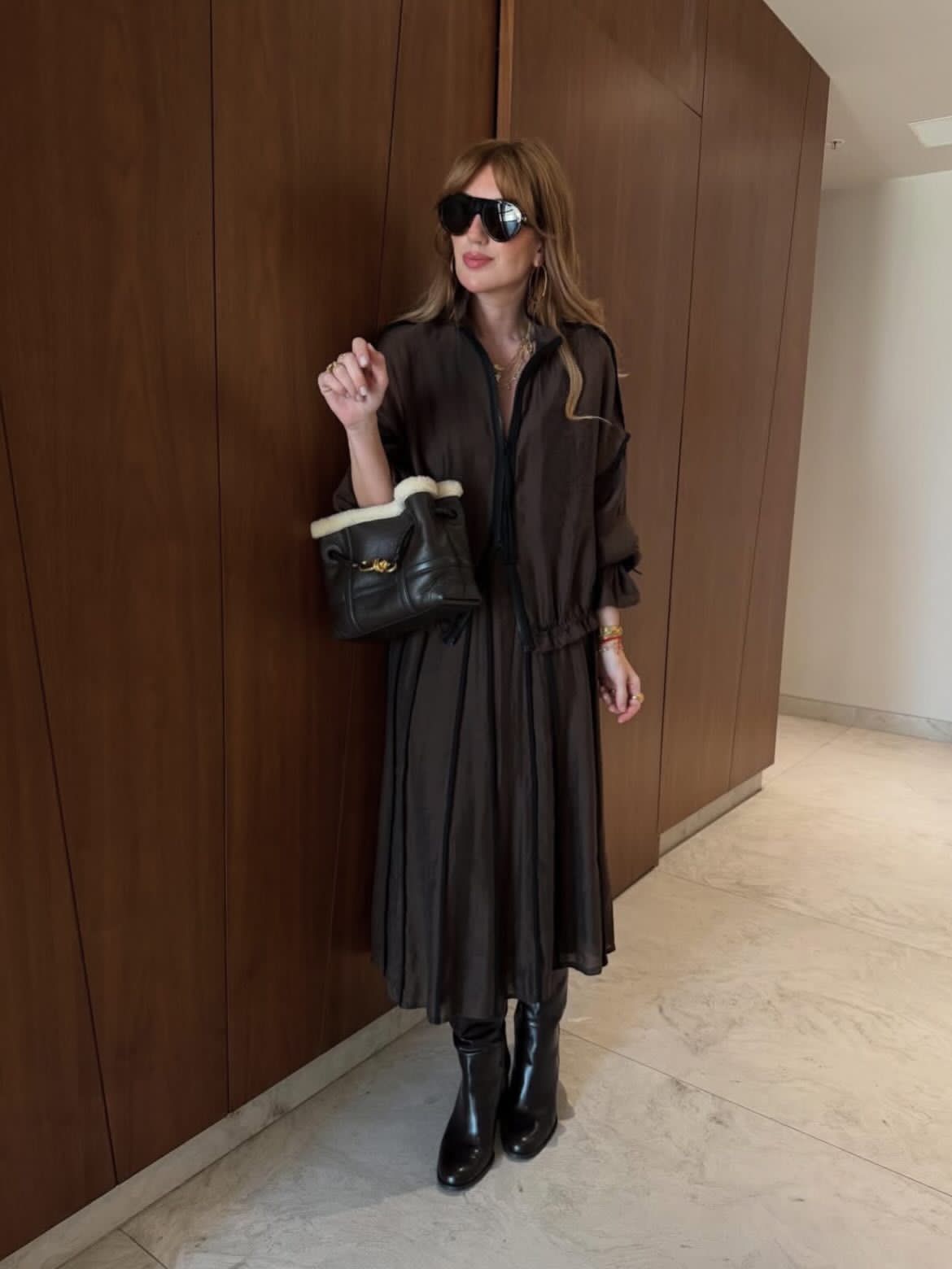 Set skirt brown