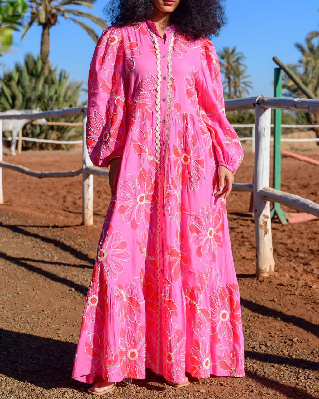 Dress pink foshia