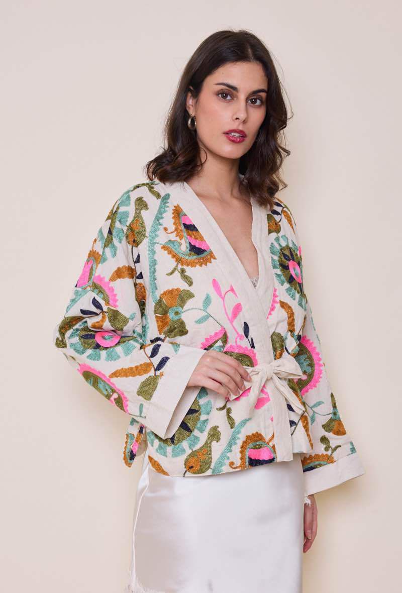 Jacket embroidery