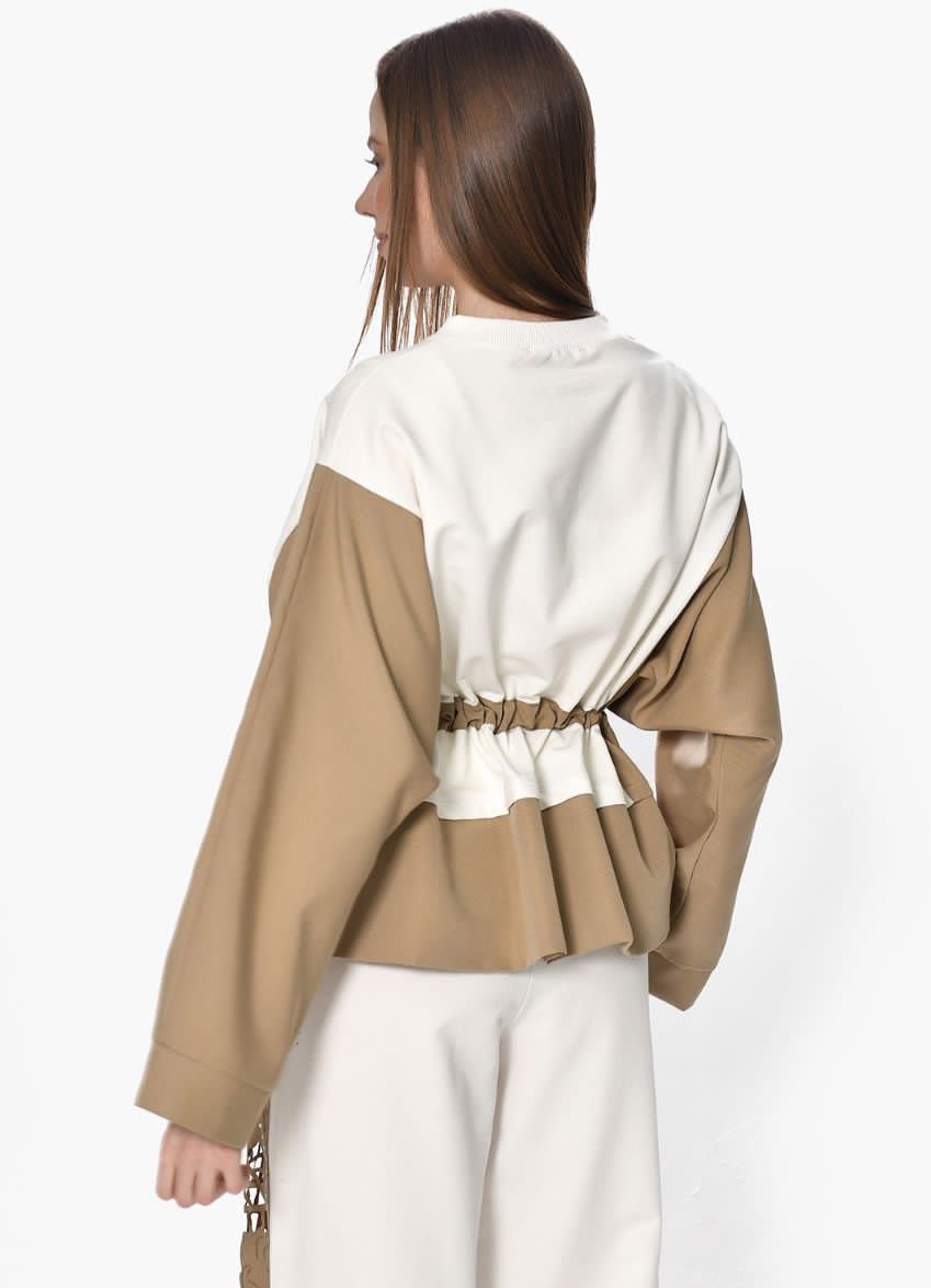 Jacket mix beige