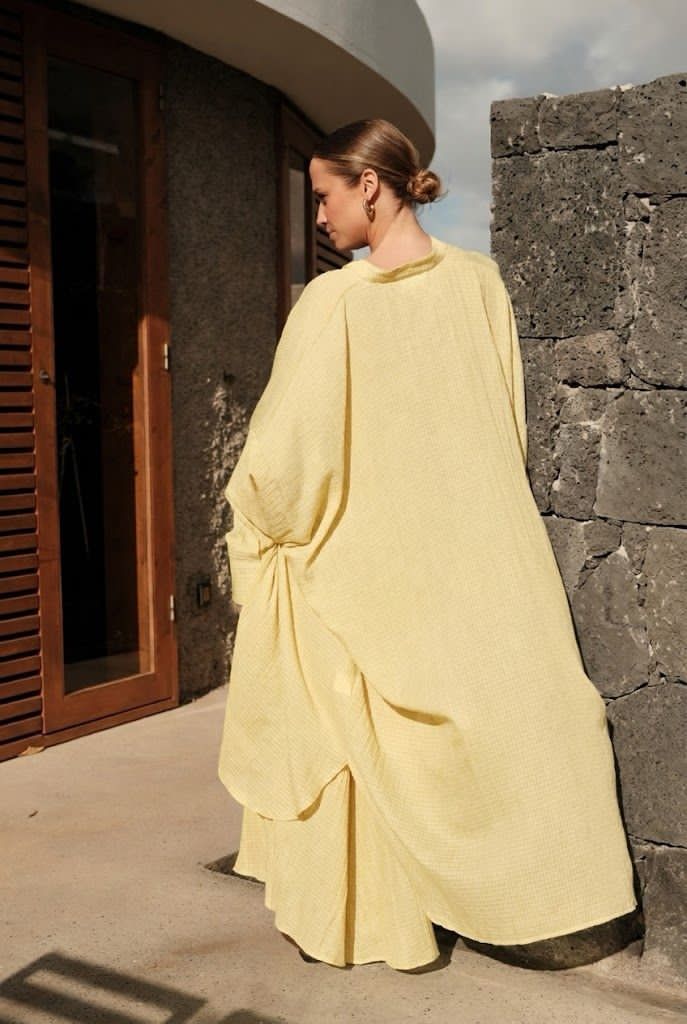 Set yellow cotton