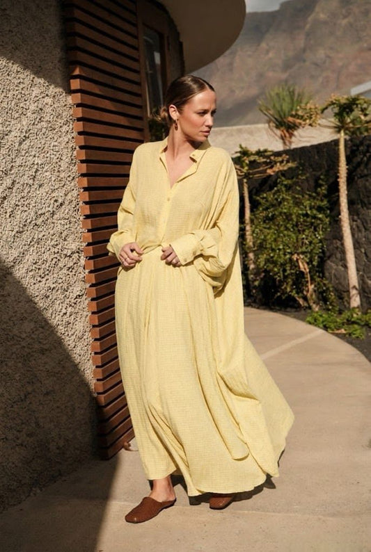 Set yellow cotton