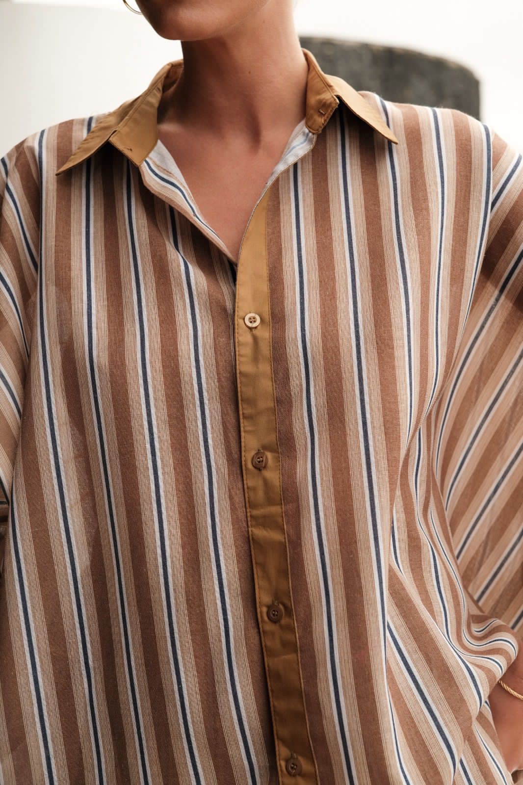 Set stripe brown