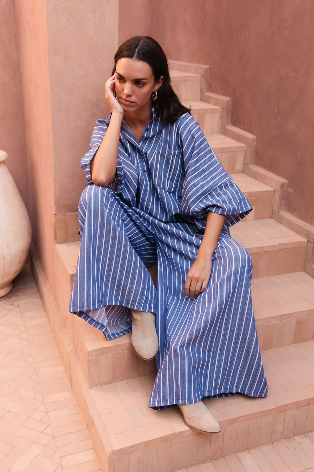 Set stripe blue light