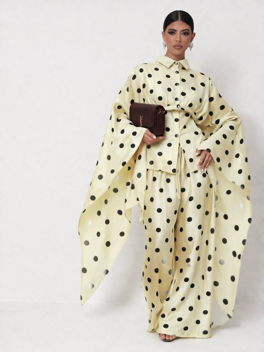 Polka set yellow