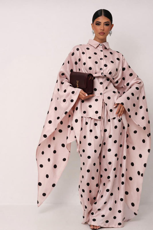 Polka set pink