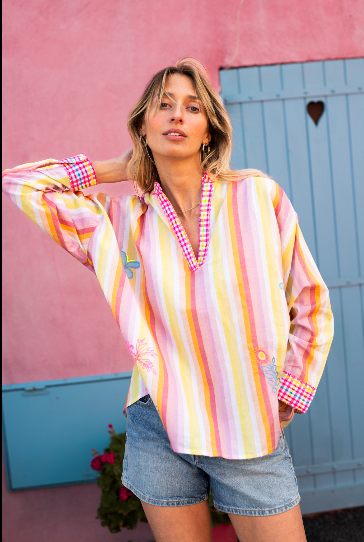 Shirt striped colors