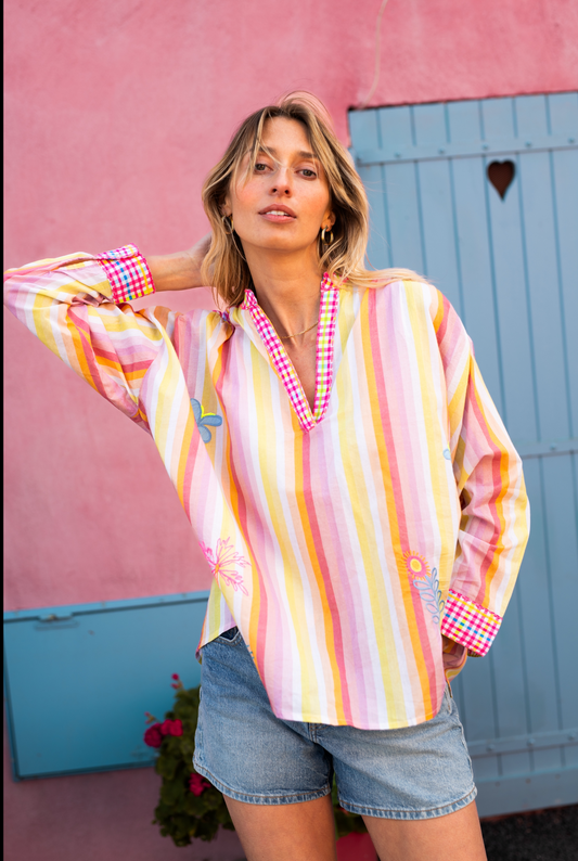 Shirt striped colors
