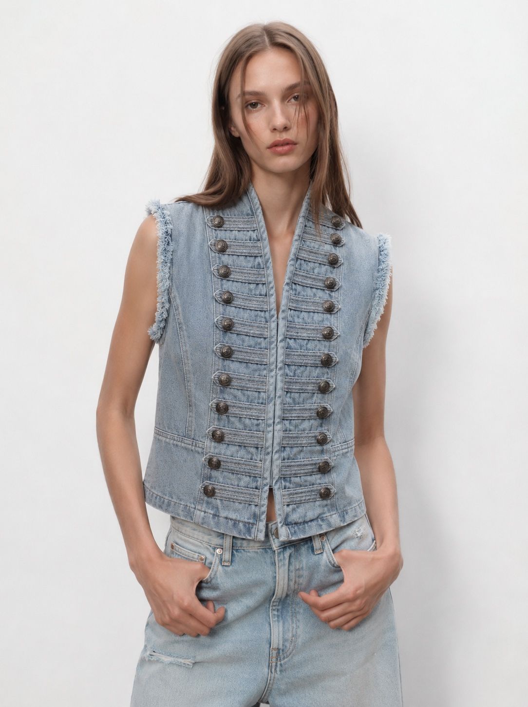 Vest napoleon blue