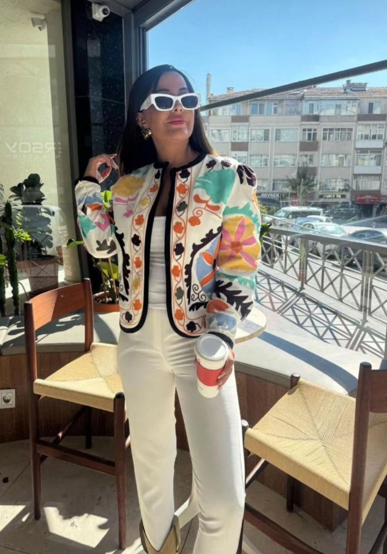 Jacket embroidery colors