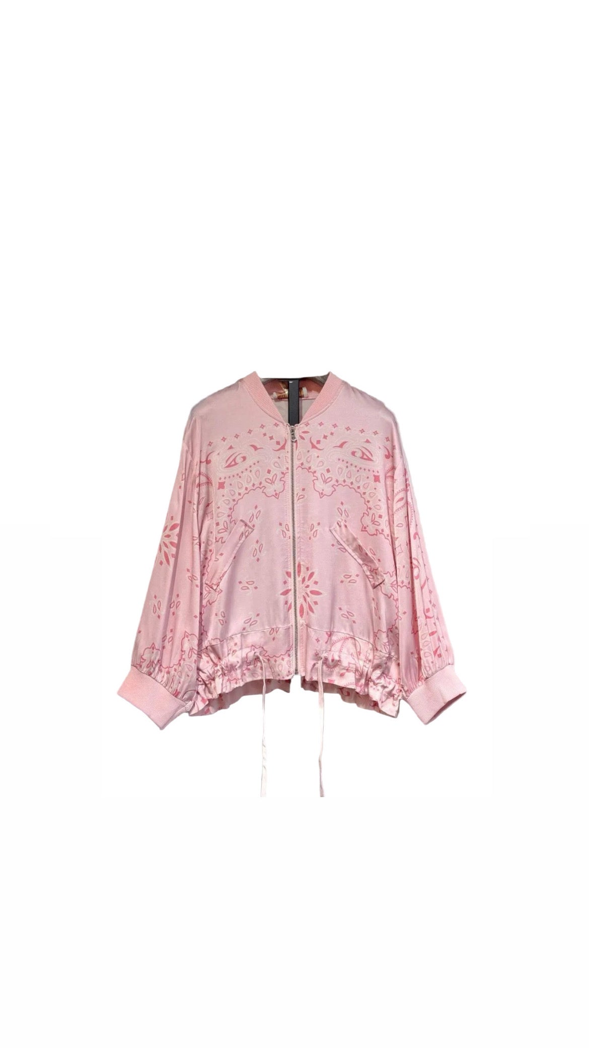 Shirt bandana zipper rose