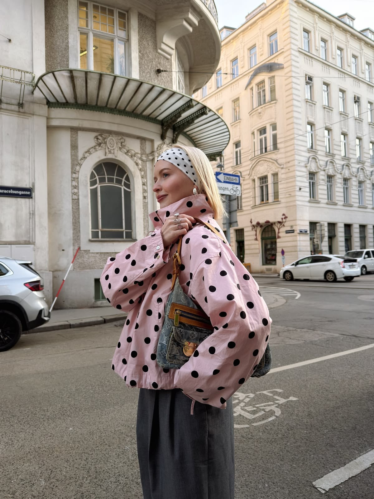 Polka shirt pink