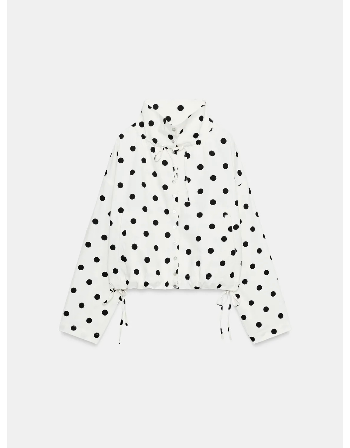 Polka shirt white