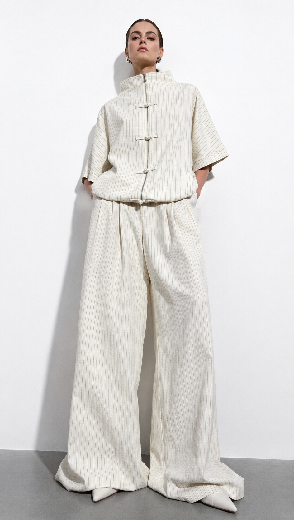 Set Tang stripe offwhite