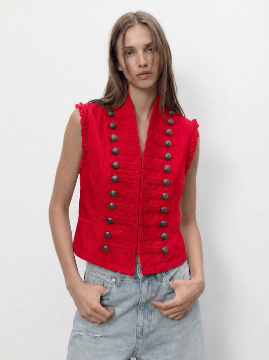 Vest Napoleon red