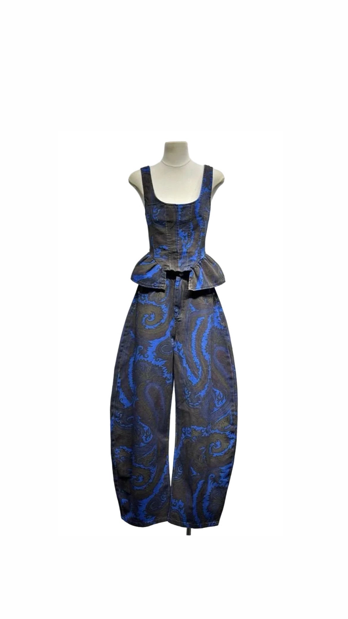 Set black blue zegzag limited