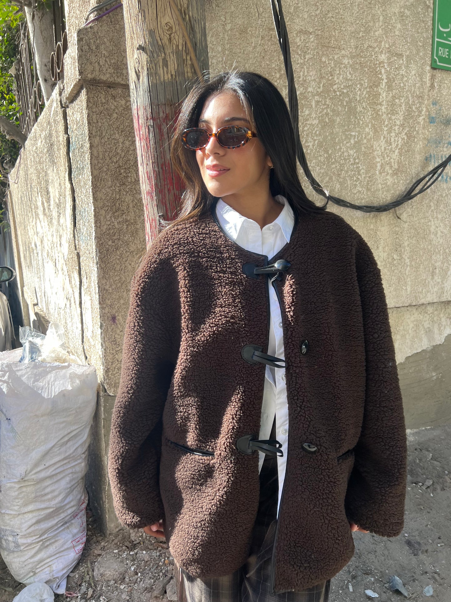 Jacket Teddy Brown