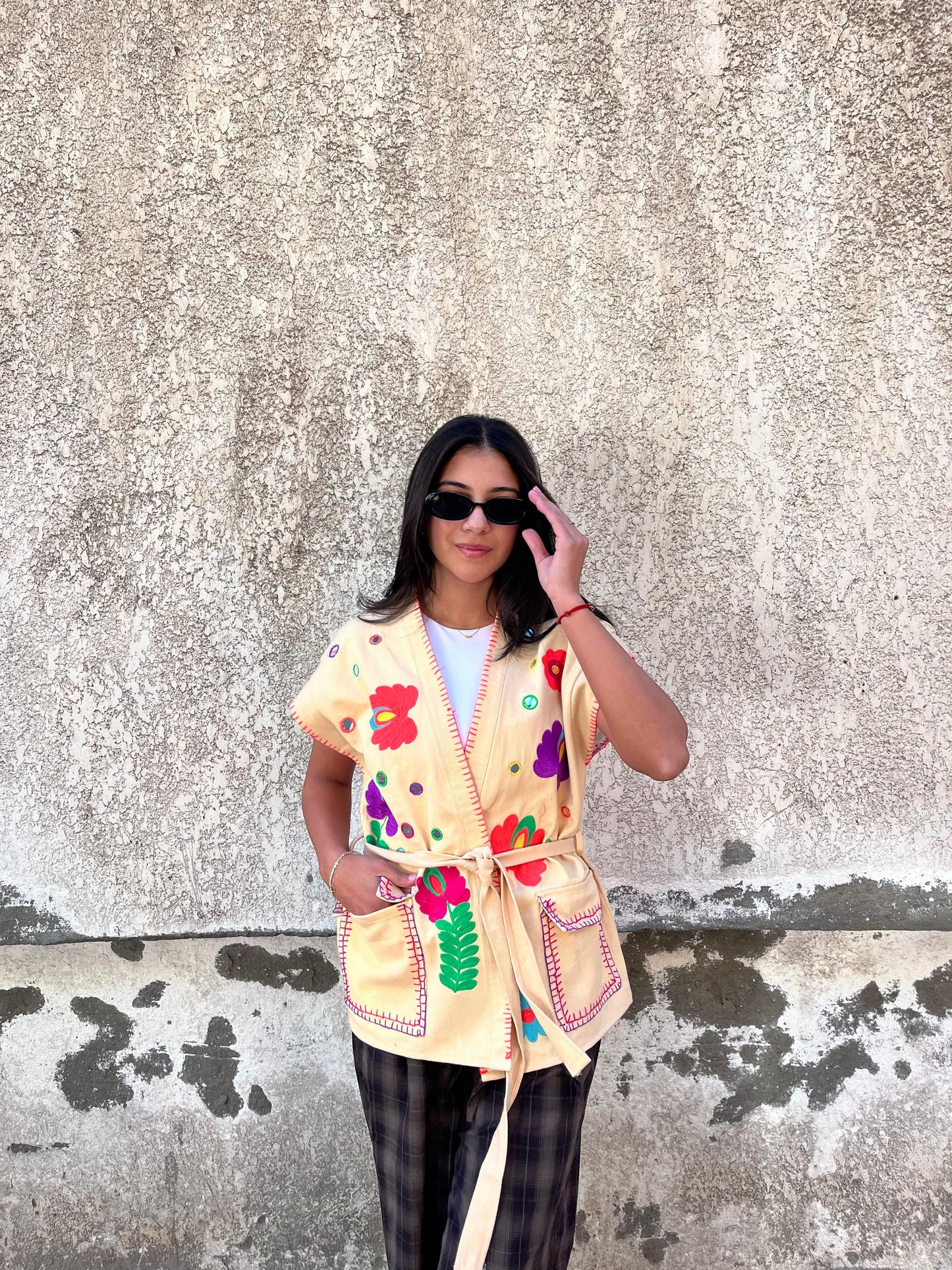 Vest embroidery