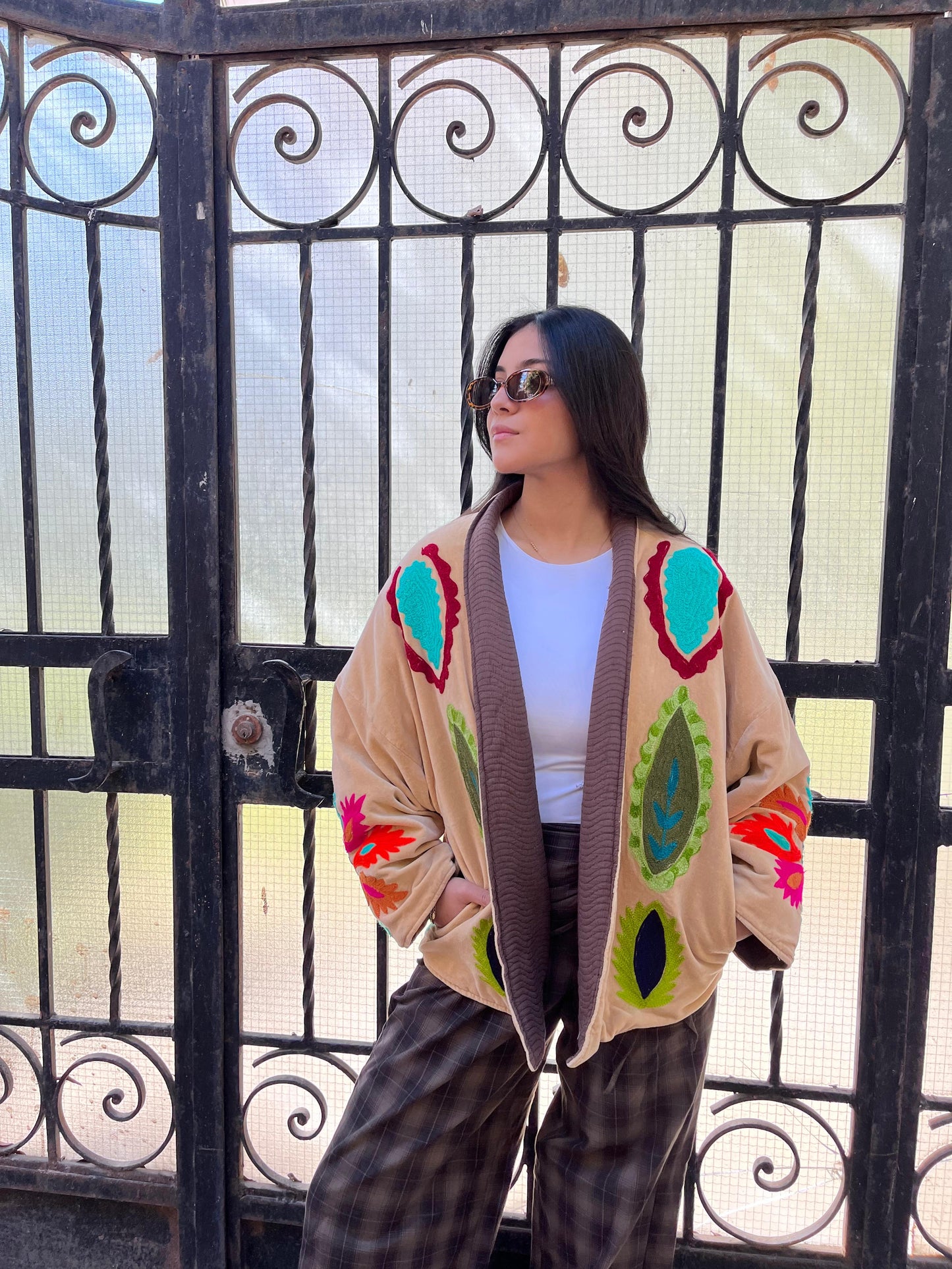 Jacket beige colors