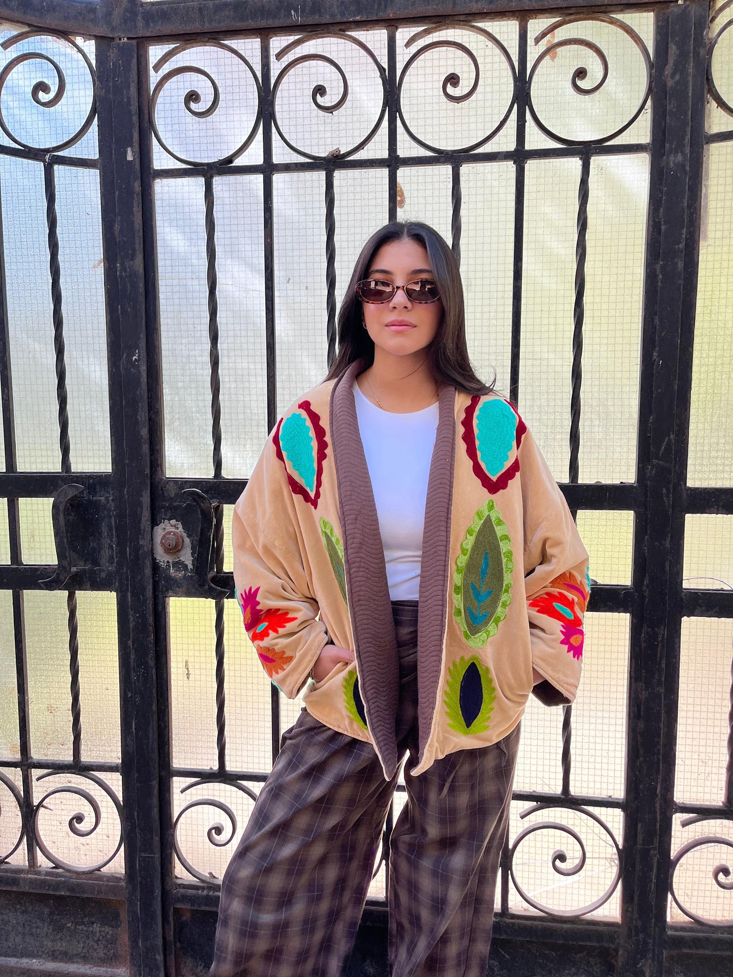 Jacket beige colors
