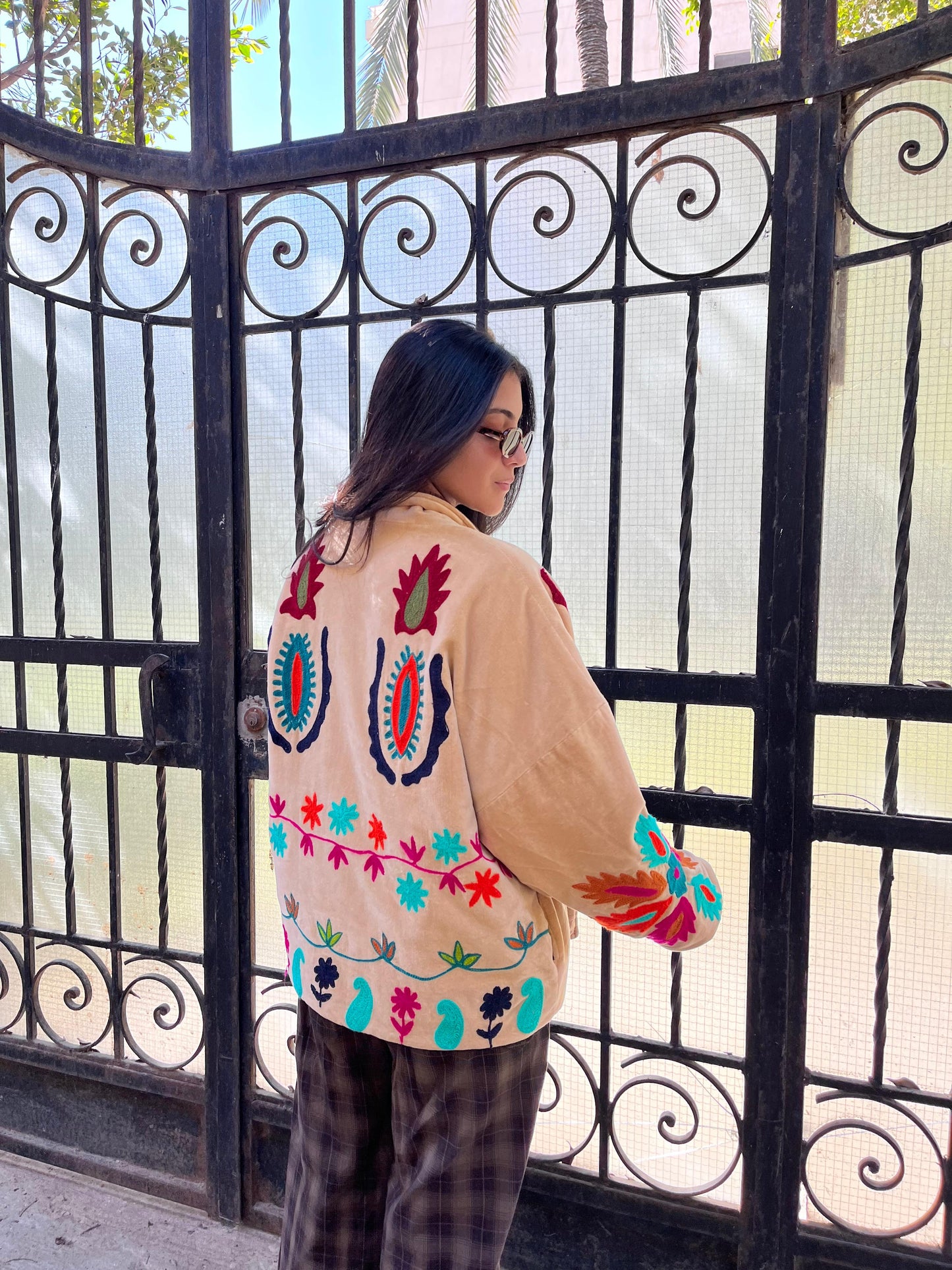 Jacket beige colors