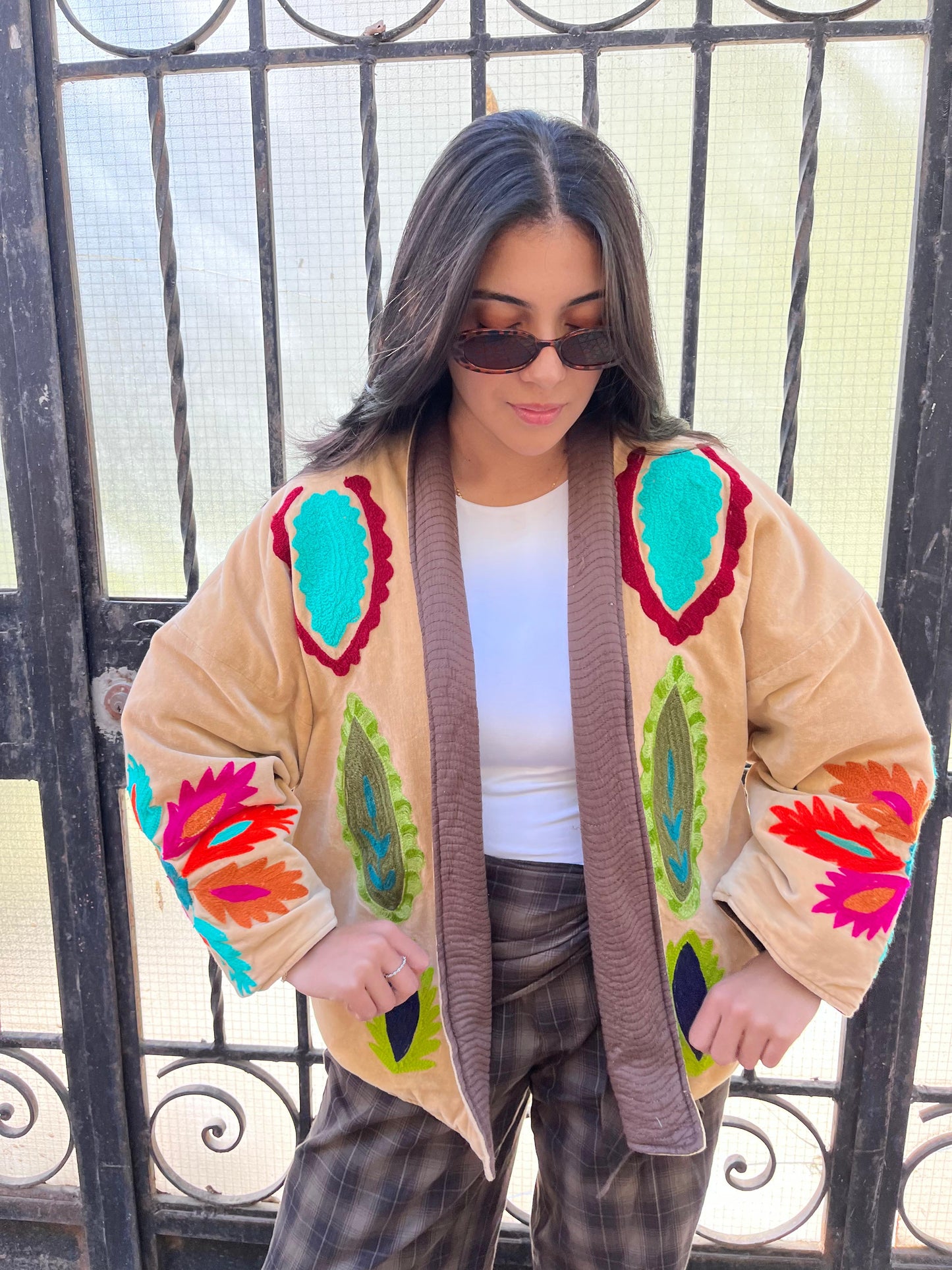 Jacket beige colors
