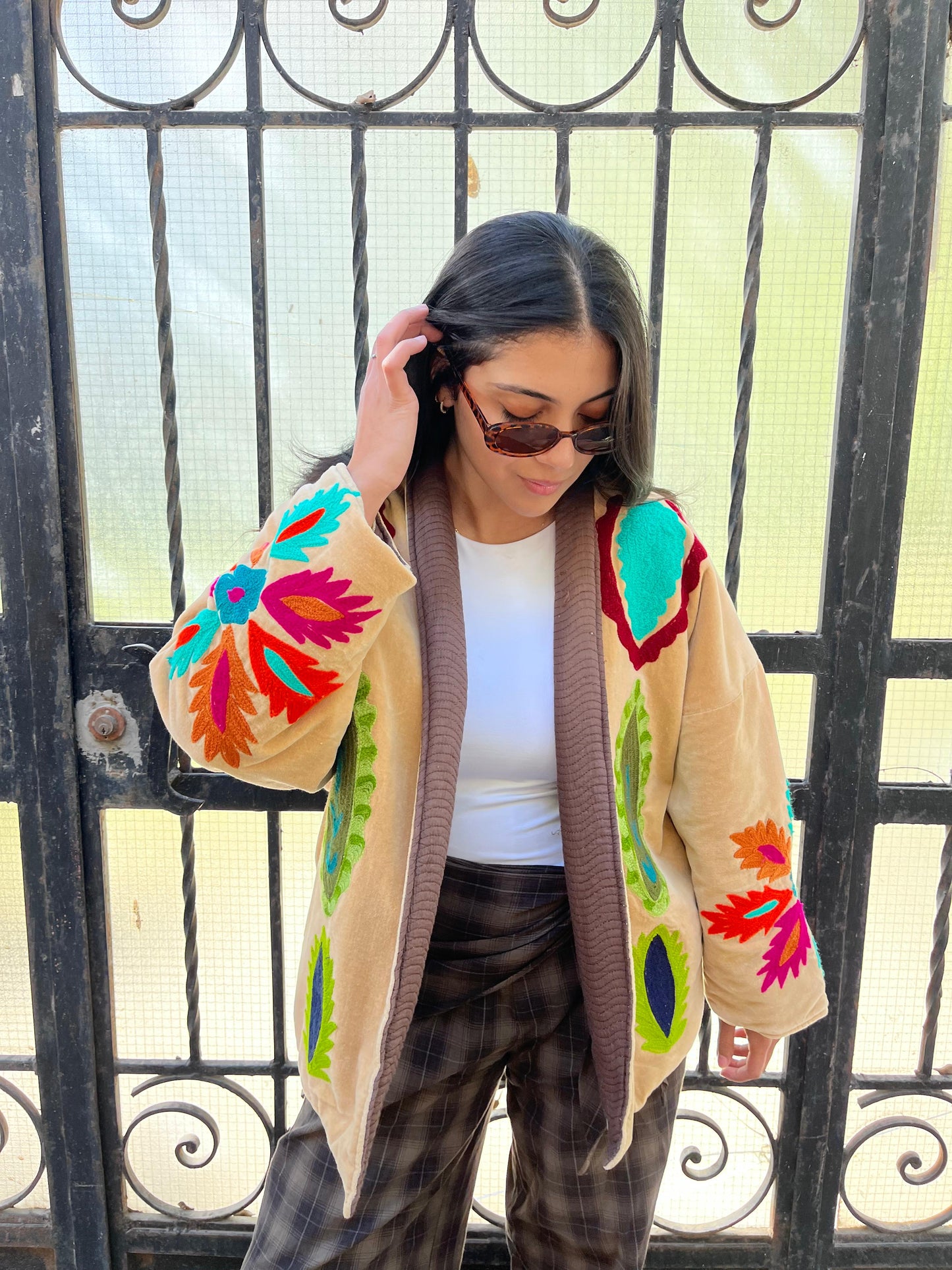 Jacket beige colors