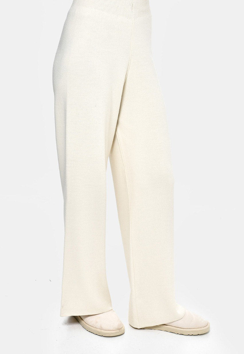 Wool pants offwhite