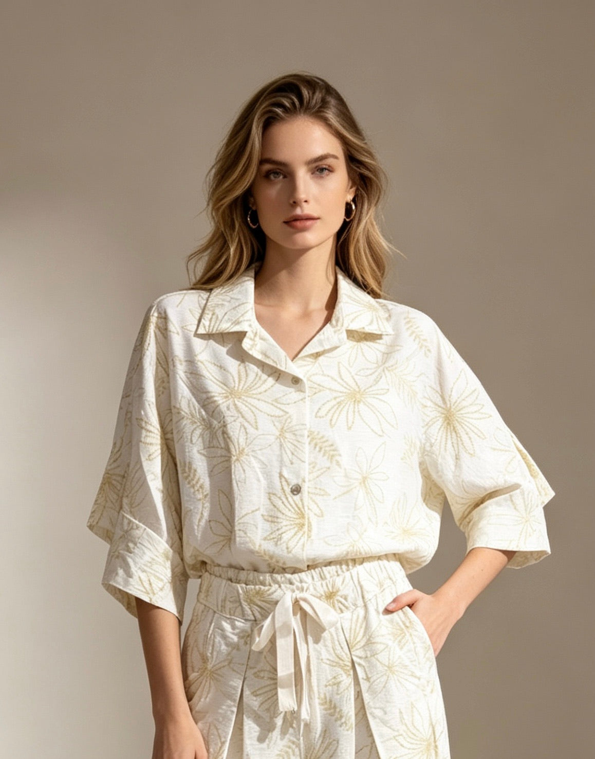 Set embroidery lace