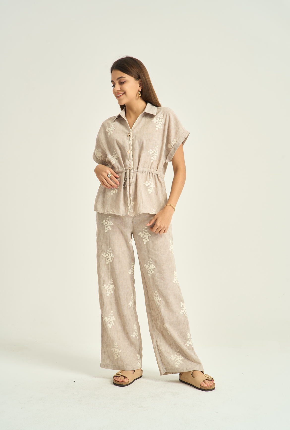Set cafe lace fleur