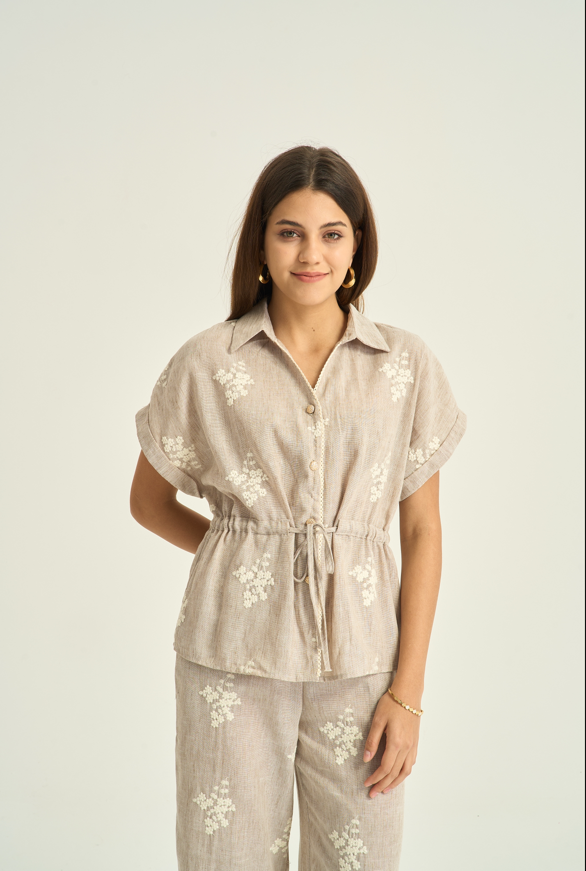 Set cafe lace fleur
