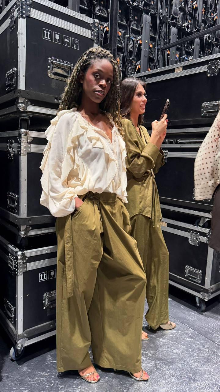 Pants olive trendy
