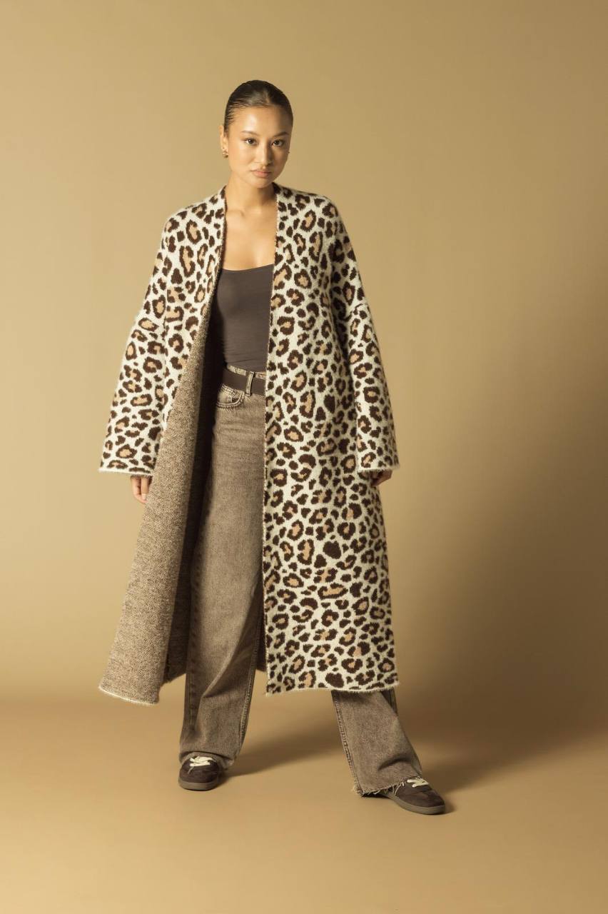 Leopard Fur Kimono