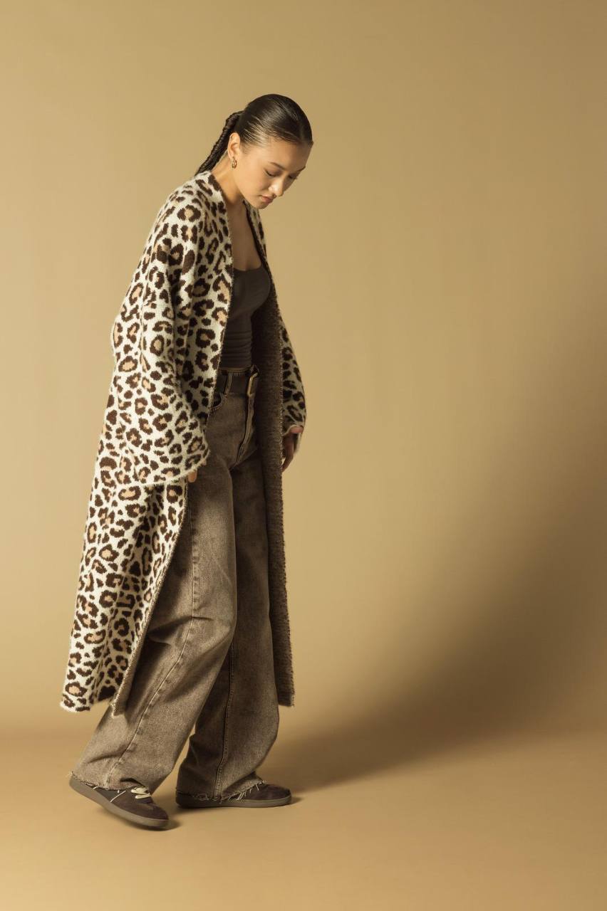 Leopard Fur Kimono