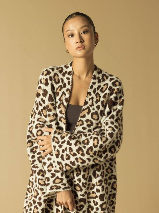 Leopard Fur Kimono