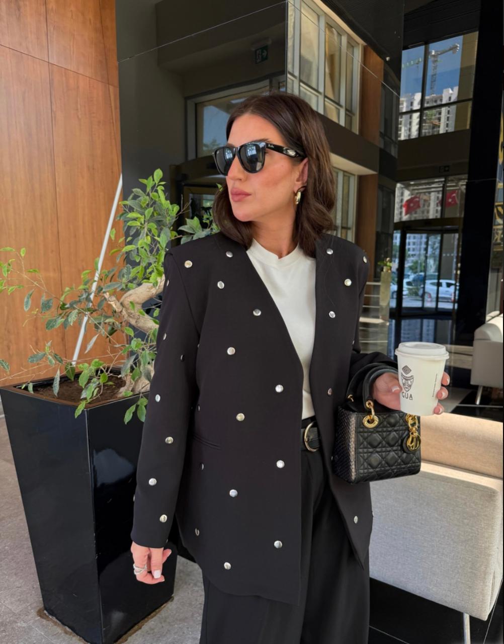 Blazer black studs