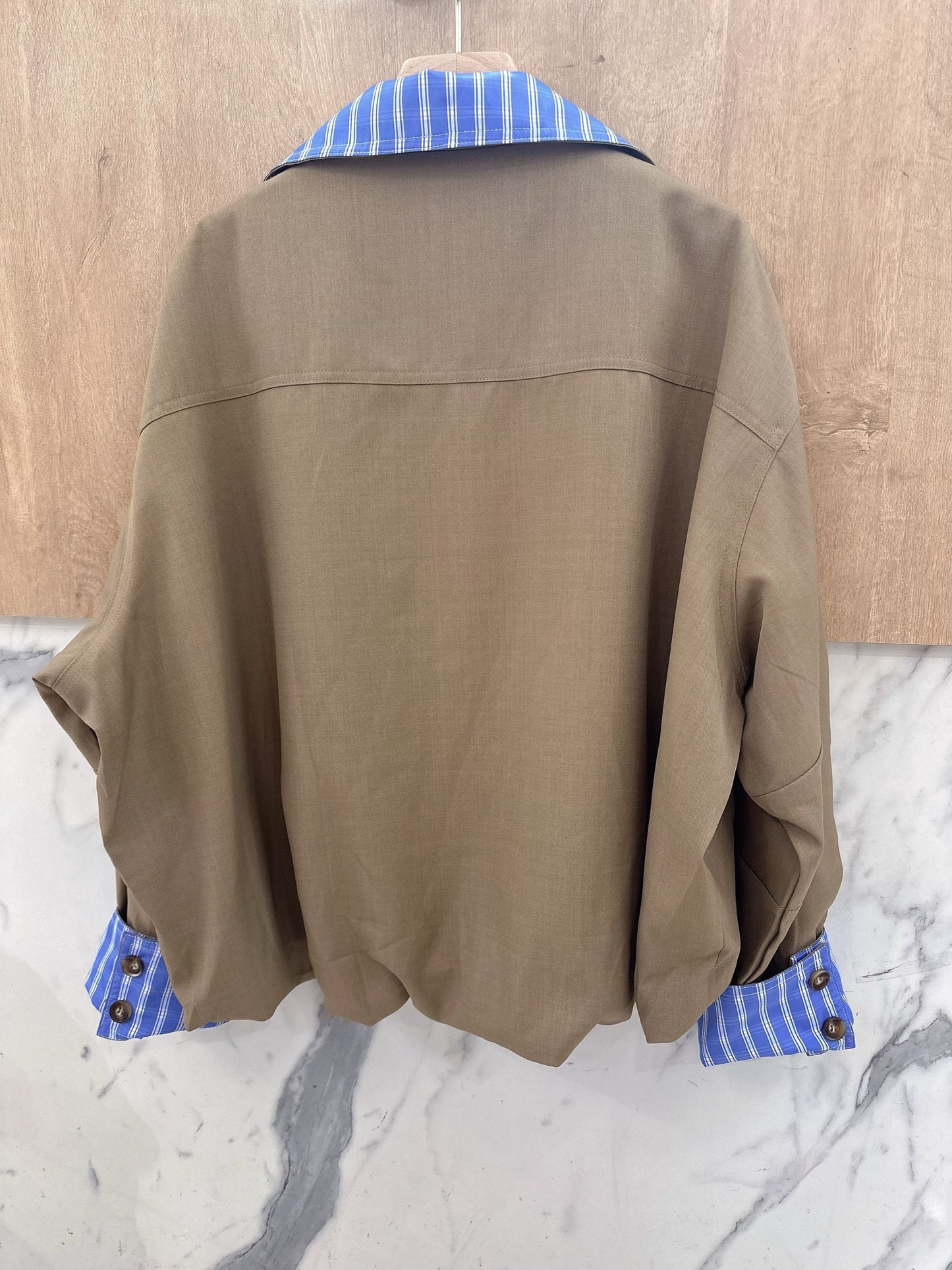 Jacket double face cafe