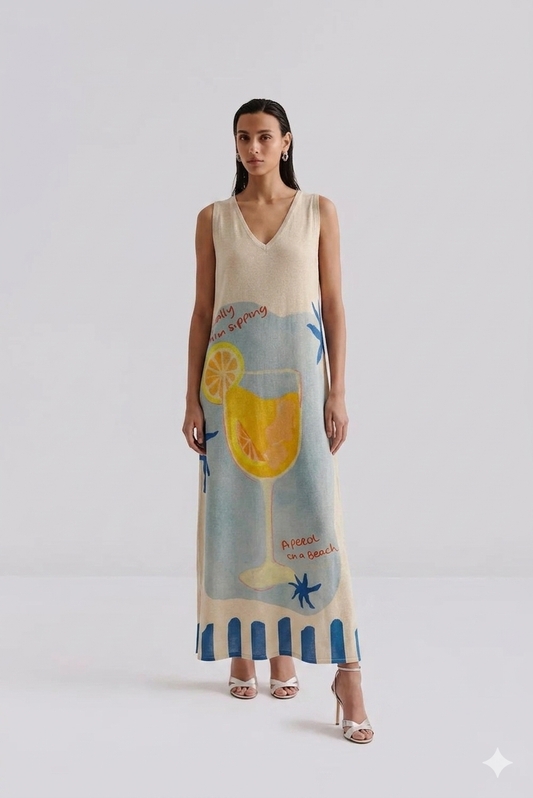 Dress lemon print