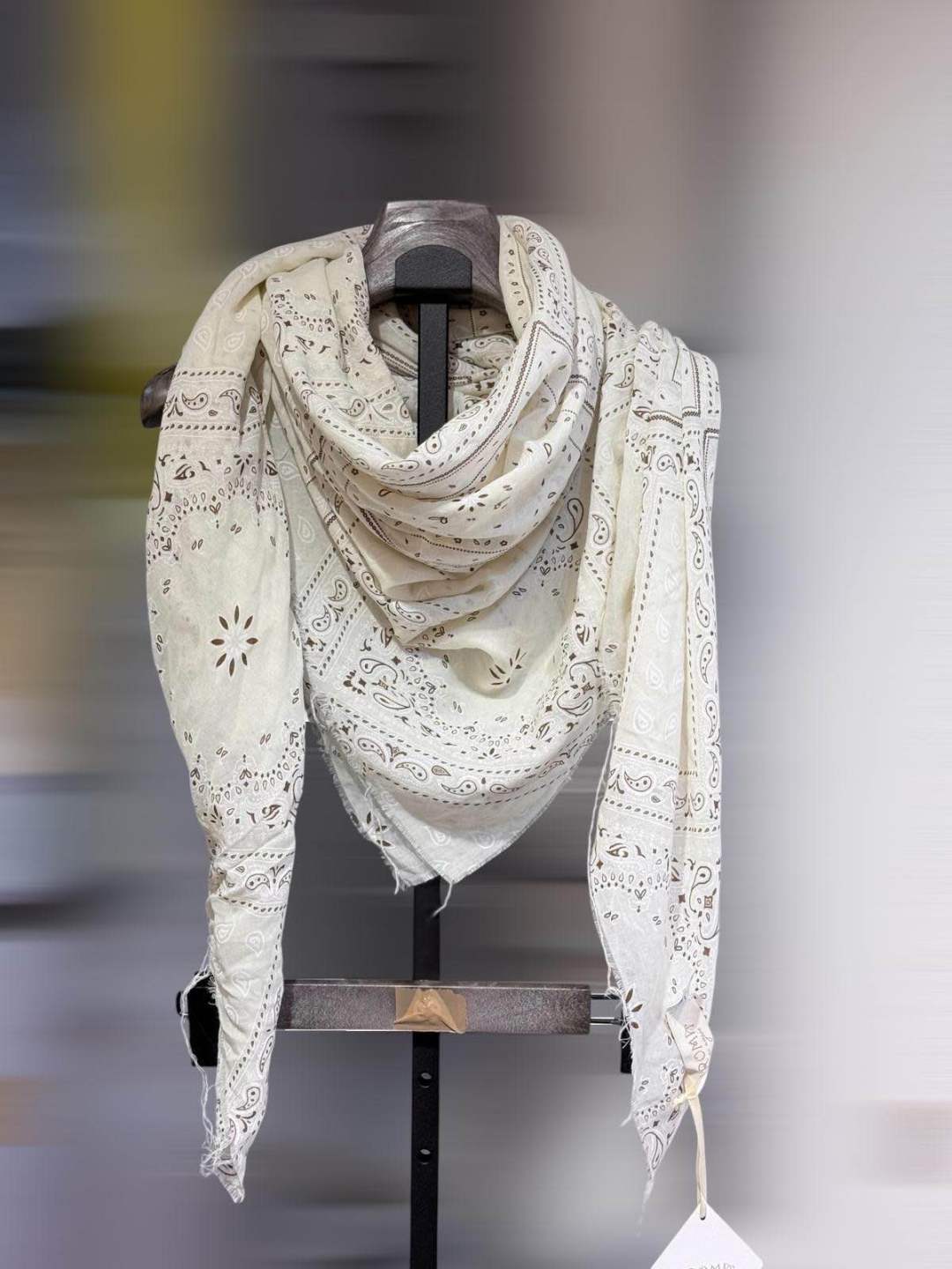 Bandana scarf offwhite