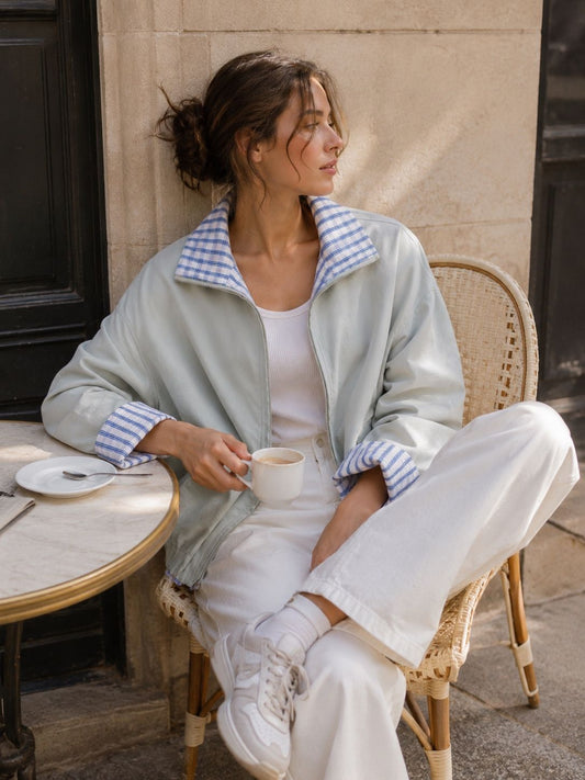 Jacket double face mint