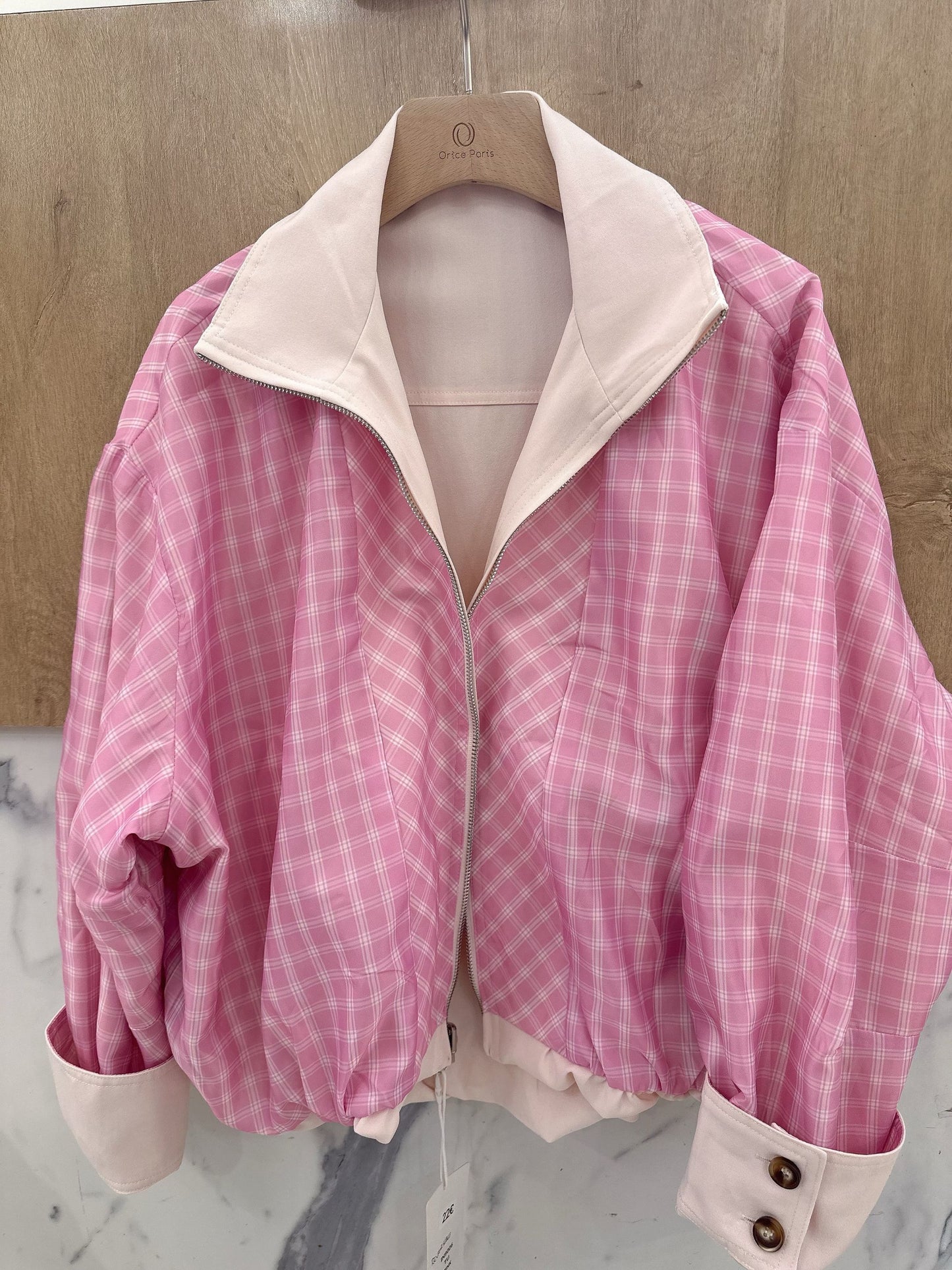 Jacket double face pink