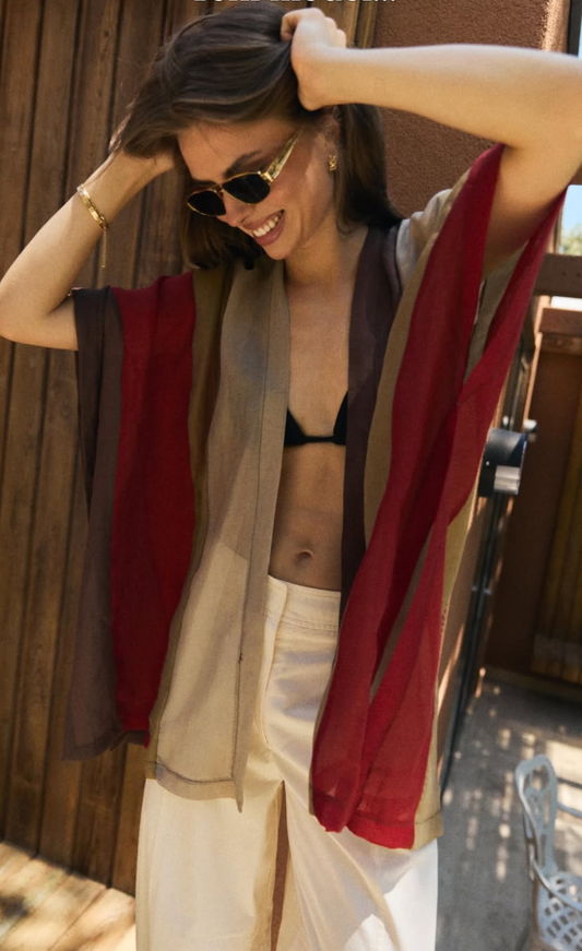 Cardigan stripe multicolor