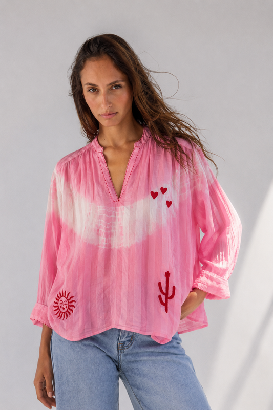 Shirt rose pink
